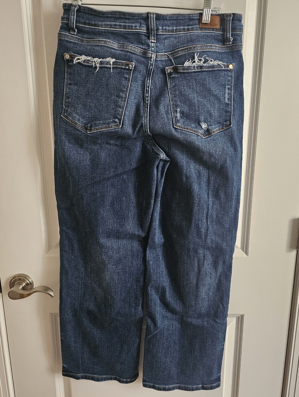 JUDY BLUE Womens Wide Leg Stretch Blue Jeans - Size 11/30